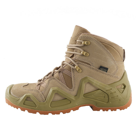 Men's Work Tactical Boots Lightweight Combat Boots Durable Suede Leather Military Boot Desert Boot
